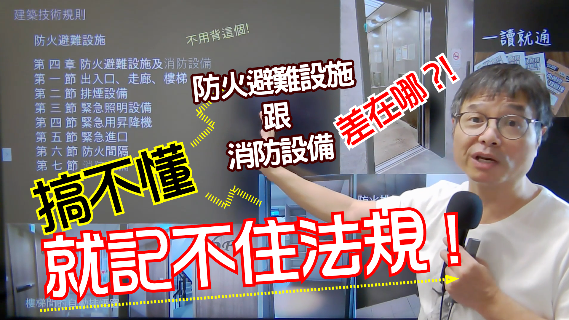 如何準備室內裝修工程管理乙級法規題？防火避難設施跟消防設備有甚麼不同?到處都出現的關鍵字!搞不通就記不住!建築物室內裝修工程管理乙級技術士